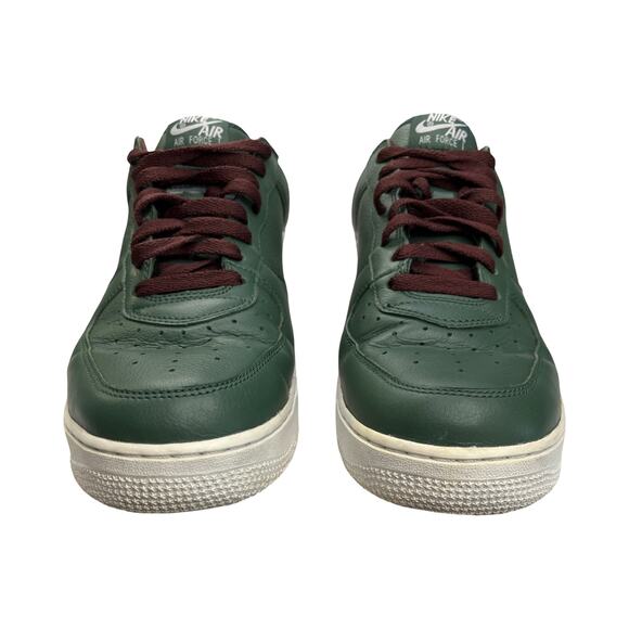 Nike Air Force 1 Low Retro Hong Kong 845053-300 Green Leather White Men’s 10.5 - Picture 11 of 13